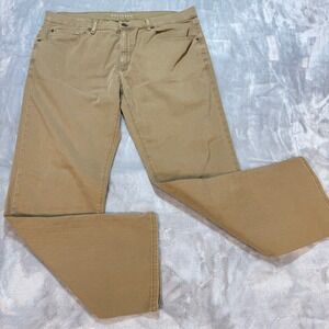 Mott & Bow Slim Mercer Khaki Chinos Mens W38 L32 Cotton Stretch